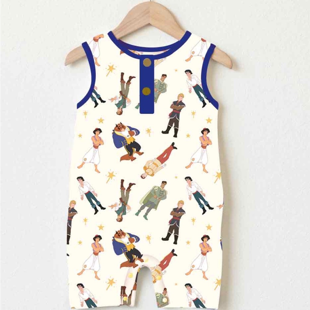 Sleeveless Romper with Disney Inspired Prince